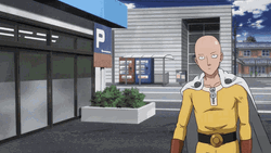 One Punch Man Superhero GIF