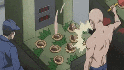 One Punch Man Whack A Mole GIF