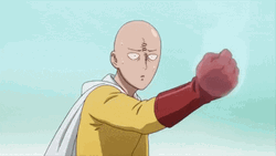 One Punch Man What Again GIF