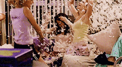 One Tree Hill Pillow Fight GIF