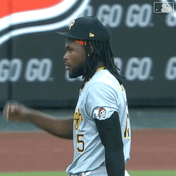 Oneil Cruz Fixing His Cap GIF