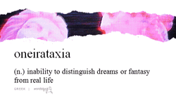 Oneirataxia Word Artwork GIF