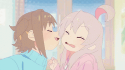 Onimai Mahiro Anime Awkward Sniffing GIF