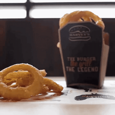 Onion Rings The Burger The Grill The Legend GIF