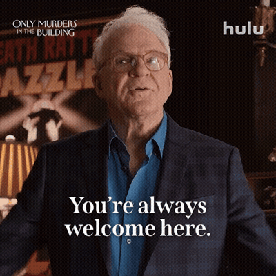 Only Murders In The Building Ad Man In Suit GIF