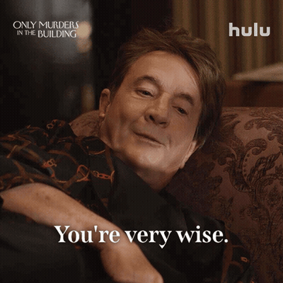 Only Murders In The Building Man On Couch GIF