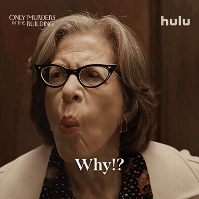 Only Murders In The Building Older Woman Making Funny Face GIF