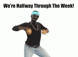 Only Wednesday Halfway Through The Week Dance GIF