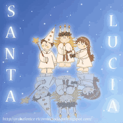 Onomastico Santa Lucia13dicembre Christmas GIF
