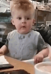 Ooh Shocked White Baby GIF