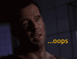 Oops Die Hard GIF
