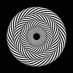 Op Art Pattern Rotation Optical Illusions GIF