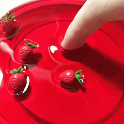 Opaque Slime With Strawberries GIF