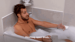 Open Book Hashtag Bathtub The Circle GIF