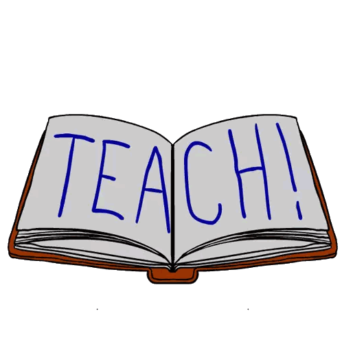 Open Book History Drawing Sticker