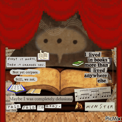 Open Book Saying Maybe I Was Completely Delusional GIF
