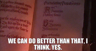 Open Book Saying We Can Do Better Than That GIF