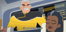 Open Book Star Trek Cartoon GIF