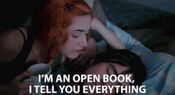 Open Book Tell Everything Kate Winslet GIF