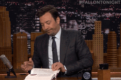 Open Book Thinking Jimmy Fallon Tonight GIF