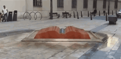 Open Book Water Fountain GIF