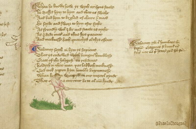Open Book With Man Laying On Grass GIF