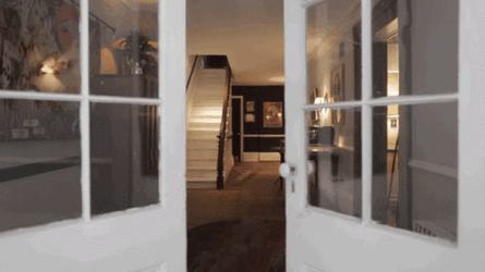 Open Door To The Mansion GIF