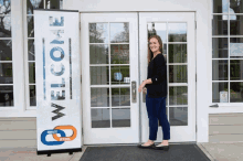 Open The Door For Guests GIF