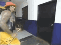 Open The Door Or I'll Kick It GIF