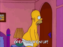 Open Up The Bathroom Door GIF