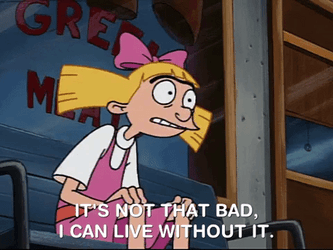 Opening Book Made Helga Pataki Bored GIF