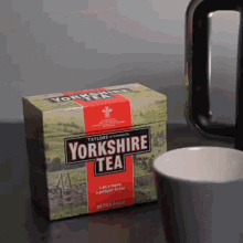 Opening Box Of Yorkshire Tea Bags GIF