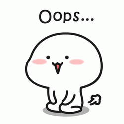\Opps Farting And Blushing GIF