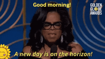 Oprah Winfrey Giving Speech At Golden Globes GIF