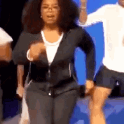 Oprah Winfrey Glasses Dancing Excited GIF