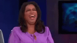 Oprah Winfrey Laughing Clapping GIF