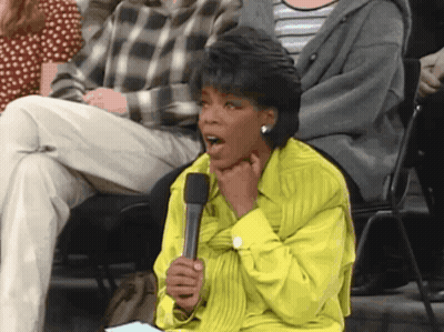 Oprah Winfrey Making Funny Face GIF