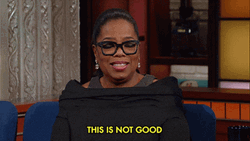 Oprah Winfrey This Is Not Good GIF