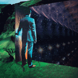 Optical Illusion Walk Through Acid Trip GIF