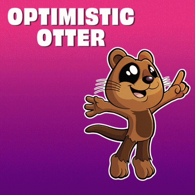 Optimistic Otter Cartoon GIF