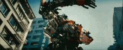 Optimus Prime Combat Stance GIF