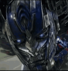 Optimus Prime Cool Robotic Head GIF