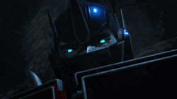 Optimus Prime Piercing Look GIF