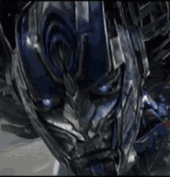 Optimus Prime Savage Look GIF