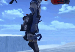 Optimus Prime Transforming On Air GIF