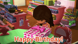 Orange Blossom Happy Birthday Sis Gift GIF