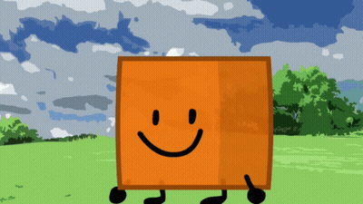 Orange Box Smile GIF