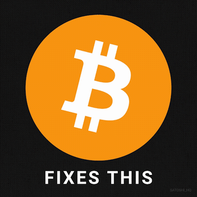 Orange Circle With White B Says Fixes This GIF