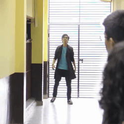 Orange Justice Dance Fast Skinny Boy GIF
