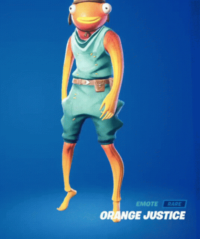 Orange Justice Rare Emote GIF